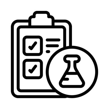 Checklist icon, vector illustration simple design