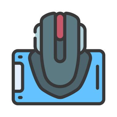 Oyun Fare simgesi vektör çizimi 