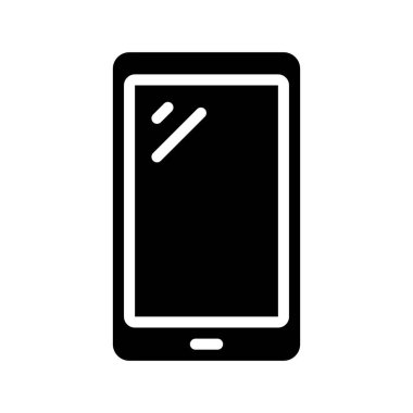 Smartphone web simgesi, vektör çizim 