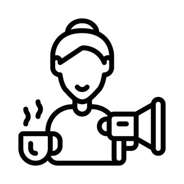 Serbest Pazarlayıcı web simgesi vektör illüstrasyonuName