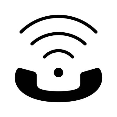 kablosuz kablosuz ağ sembolü vektör simgesi 
