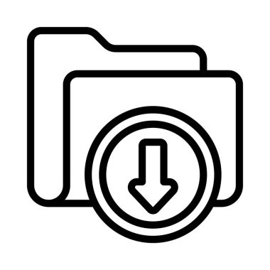 Dizin simgesi, vektör illüstrasyonu indir 