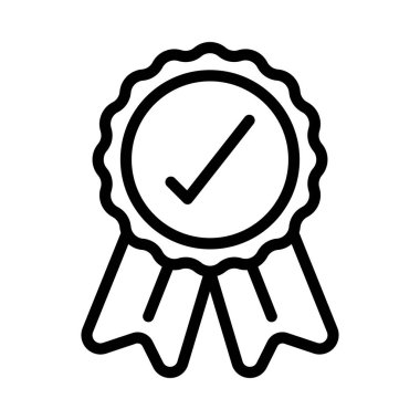 Ödül web simgesi vektör illüstrasyonunu tamamla