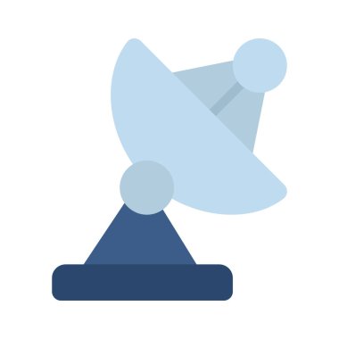 uydu anten simgesi, vektör illüstrasyonu 