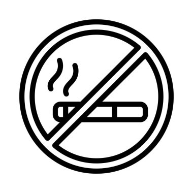 Smoking Web simgesi vektör çizimi yok