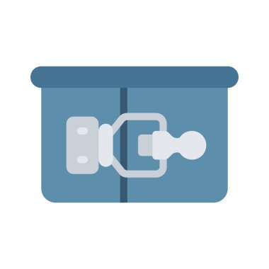 Pasta Tin web simgesi vektör çizimi