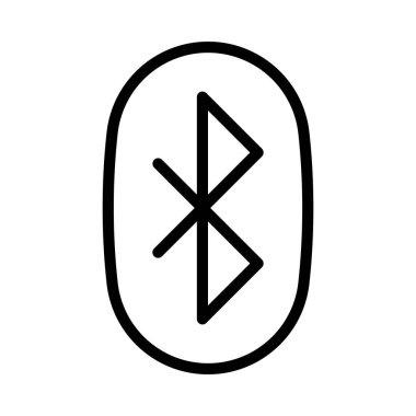 Bluetooth Düğmesi vektör illüstrasyonu 