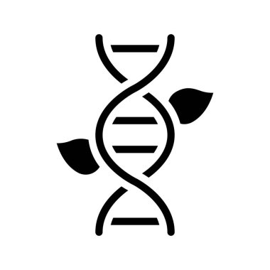 DNA Simge Basit Vektör Resmini Bırakıyor