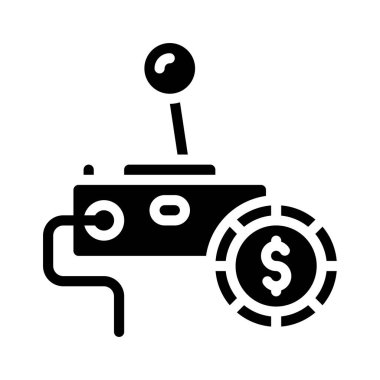 finans ve para konsept simgesi, vektör illüstrasyonu basit tasarım