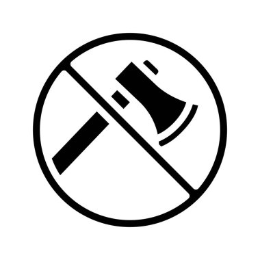 Eksen ağ ikonu vektör illüstrasyonu yok 