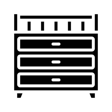 Tablo Değiştirme Ağ ikonu vektör resimlemesi çizer 