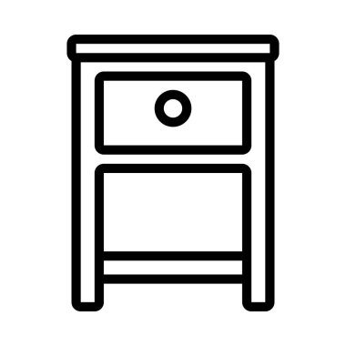 Yan Tablo ağ ikonu vektör illüstrasyonu 