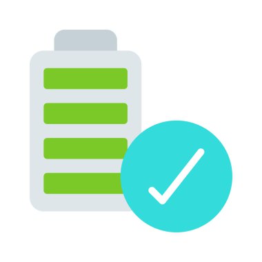 Tam Batarya Kene Ağı vektör çizimi