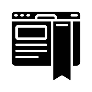 kitap simgesi, vektör illüstrasyonu basit tasarım