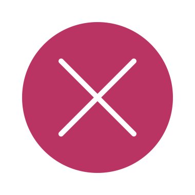 Simge Basit Vektör Resimlerini Çapraz