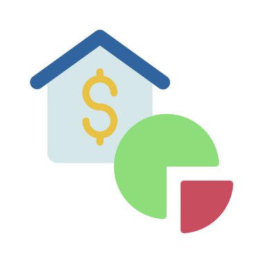 Equity Çıkış Simgesi Basit Vektör İllüstrasyonu