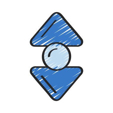 Web simgesi vektör resimlemesini kaydır                