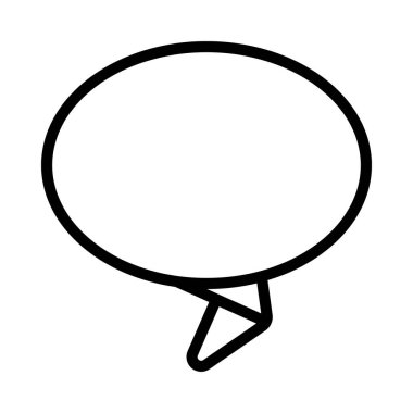 Dairesel İleti simgesi, vektör illüstrasyonu  