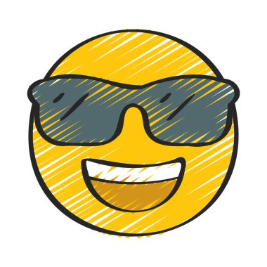 güneş gözlüğü web simgesi vektör illüstrasyonu