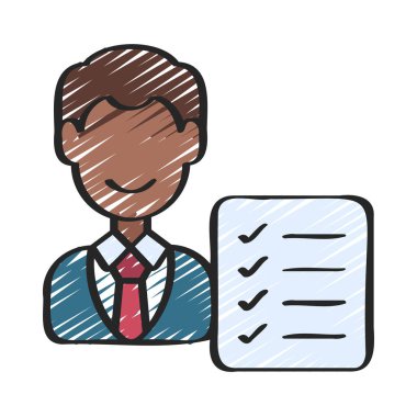 Özellik Sahibi ikon vektör illüstrasyon tasarımı