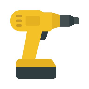 Elektrik Sondajı Simgesi Basit Vektör İllüstrasyonu