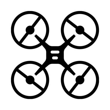 Drone web simge vektör çizim