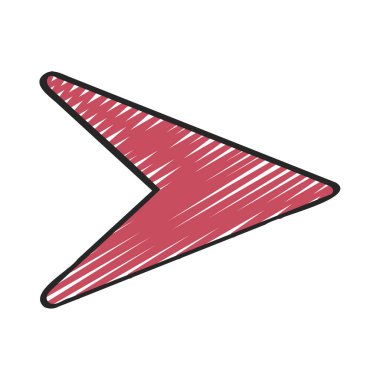 Ok Web simgesi vektör illüstrasyonunu gönder