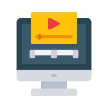 Video oynatımını kutsal kişilerin resmi, vektör çizim 