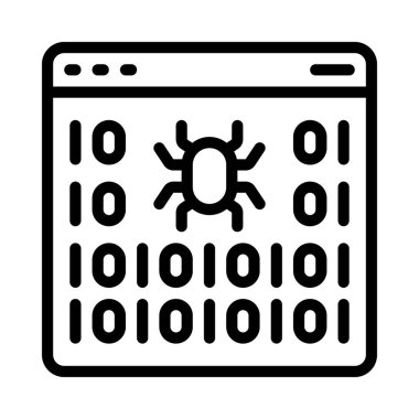 Web sitesi simgesi, vektör illüstrasyonu basit tasarım