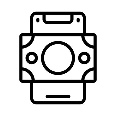 Mobil Cash web simgesi vektör çizimi