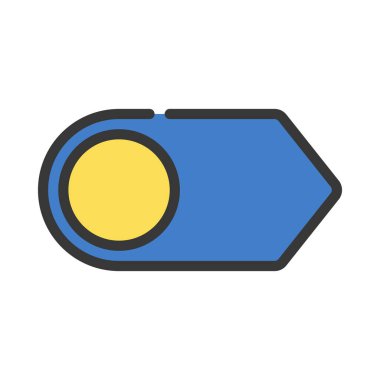 Infographic Arrow web simgesi vektör çizimi