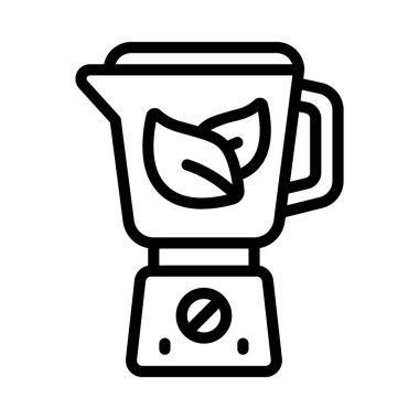 Sağlıklı Blender web simgesi vektör çizimi