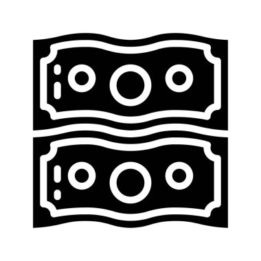 Para web simgesi düz tasarım, vektör illüstrasyonu                                                            