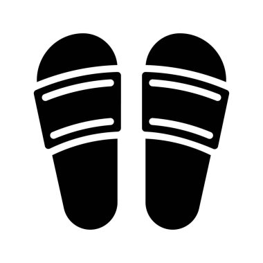 Slaytlar düz simge, vektör illüstrasyonu 