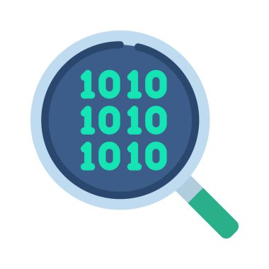 Kod Gözden Geçir Web simgesi vektör çizimi