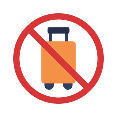 Sandık yassı simgesi yok, vektör illüstrasyonu 