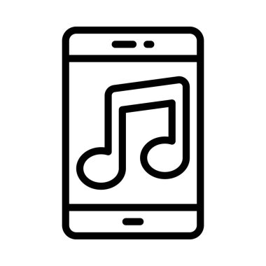 Müzik kavramı simge vektör çizim