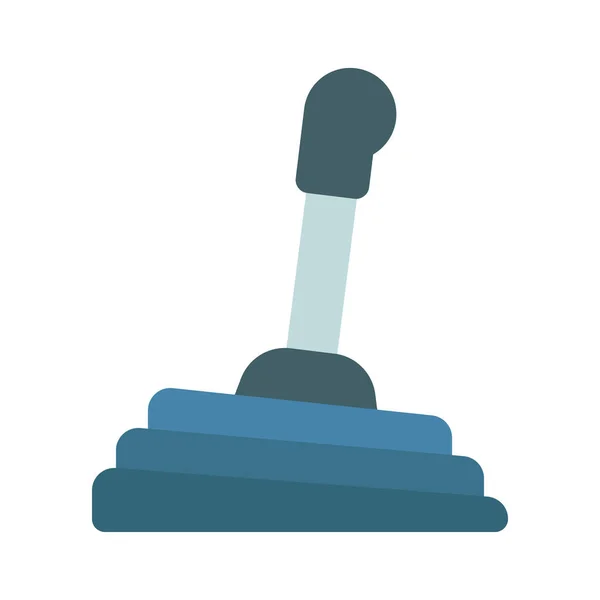 Gear Stick Web Icono Vector Ilustración — Vector de stock