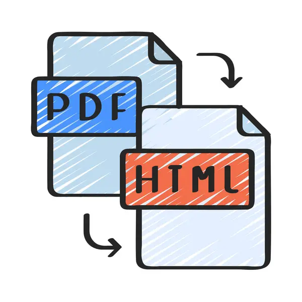 Plik Pdf Format Ikony Wektor Ilustracji — Wektor stockowy