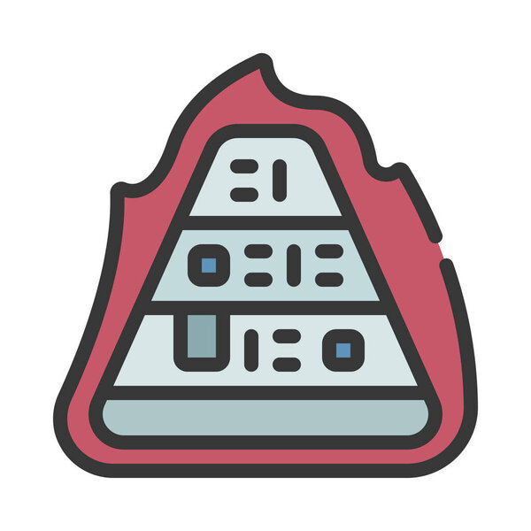 Re Entry Capsule web icon vector illustration