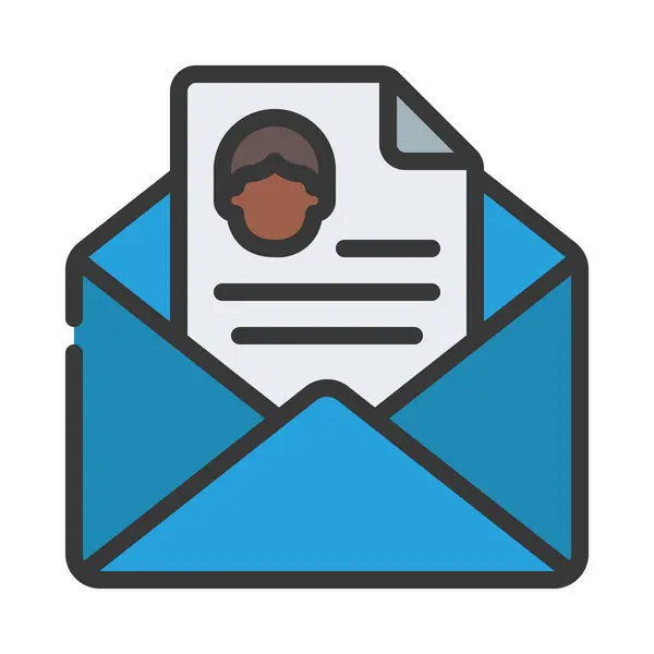 Email Retomar Ícone Ilustração Vetorial — Vetor de Stock