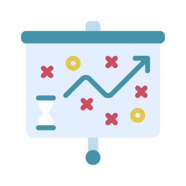 Zaman Planı web simgesi vektör çizimi 