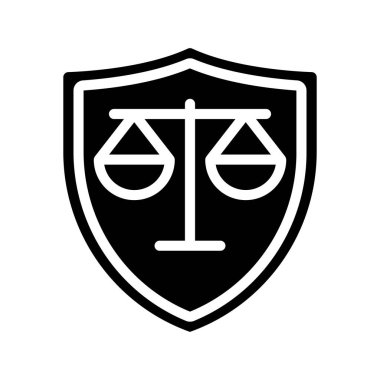 Veri Koruma Yasaları simgesi, vektör illüstrasyonu  