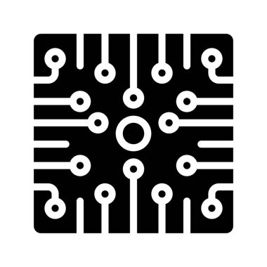 Teknoloji Kabloları Web simgesi vektör çizimi 