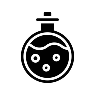 İksir web simgesi vektör illüstrasyonu      