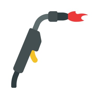 Kaynak Meşalesi simgesi, vektör çizimi