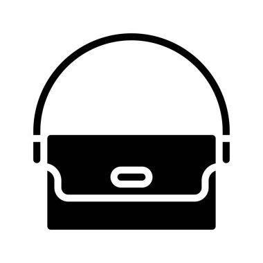 Çanta web simgesi. vektör çizimi tasarımı. 