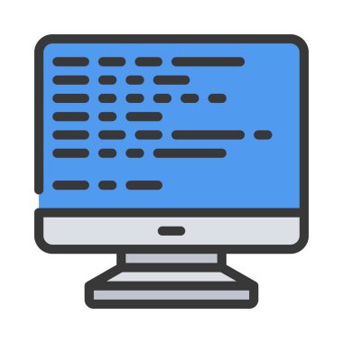 Program vektör illüstrasyonu, simge ögesi arkaplanı              