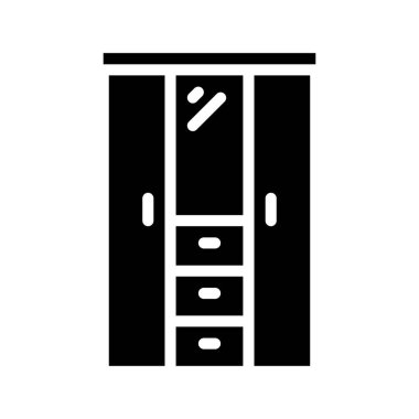 Kostüm Aynası Web ikonu vektör illüstrasyonuName