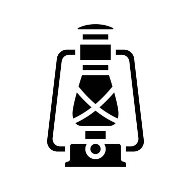 Lamba Feneri Web simgesi vektör illüstrasyonu 